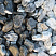 Kamenclub.ru: Щебень галтованный черный (мрамор) фр. 50-100 мм.  купить в Смоленске мрамор черный с белыми прожилками щебень ландшафтный мраморный 15000 руб/т   фото КАМЕНЬ КЛУБ
