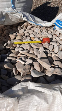 Галька каспийская фр. 40-70 мм.  купить в Смоленске фото Камень Клуб