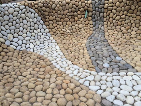 Kamenclub.ru: Песчаник ядра, фр. 100-300 мм  купить в Смоленске песчаник бежевый серый рыжий речная галька 5 000 руб/т   фото КАМЕНЬ КЛУБ