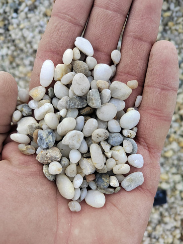 фото Галька крымская жемчужная фр. 5-10 мм. в интернет-портале КАМЕНЬ КЛУБ