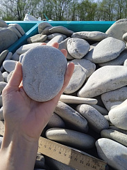 Галька черноморская фр. 100-150 мм.  купить в Смоленске фото Камень Клуб