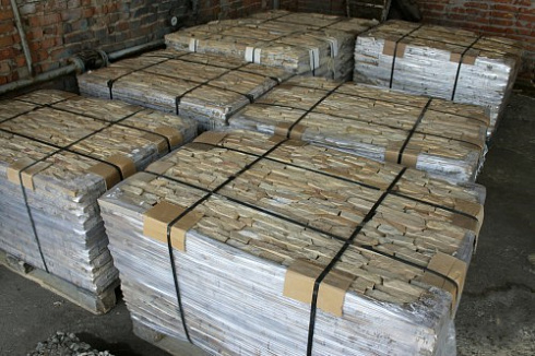 Kamenclub.ru: Песчаник (лапша) art PSG-3-01  купить в Смоленске    2300 руб/кв.м   фото КАМЕНЬ КЛУБ