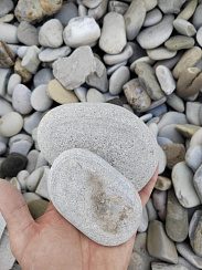 Галька черноморская фр. 50-100 мм.  купить в Смоленске фото Камень Клуб