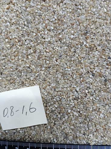 Кварцевый песок для пескоструйных работ фр. 0,8-1,6 мм.  купить в Смоленске фото Камень Клуб