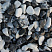 Kamenclub.ru: Мраморная крошка (щебень галтованный микс:зеленый-черный) фр.10-20 мм.  купить в Смоленске мрамор зеленый, черный декоративные ландшафтные окатанные округлые камни щебня 14500 руб/т   фото КАМЕНЬ КЛУБ
