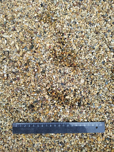 Галька речная окат (рыжая) фр.3-5 мм купить в Смоленске 