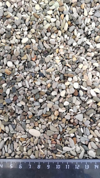Галька черноморская фр. 3-5 мм.  купить в Смоленске фото Камень Клуб