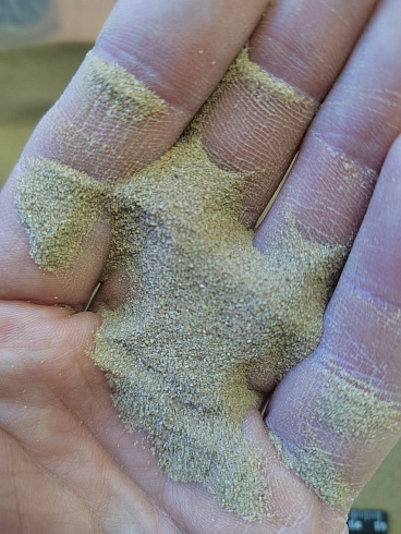 Кварцевый песок для площадок фр. 0,1-0,5 мм.  купить в Смоленске фото Камень Клуб