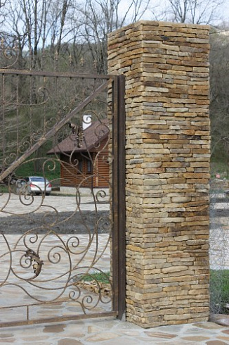 Kamenclub.ru: Песчаник (хворост) art PSG-5-06  купить в Смоленске    1 900 руб/кв.м   фото КАМЕНЬ КЛУБ