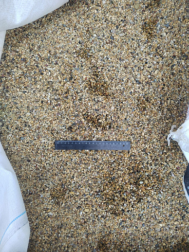 Галька речная окат (рыжая) фр.3-5 мм купить в Смоленске 