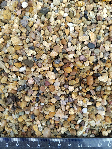 Галька речная окат (рыжая) фр.3-5 мм купить в Смоленске 