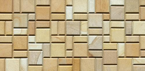 Kamenclub.ru: Песчаник (Римская кладка) art PSG-L-02  купить в Смоленске    3750 руб/кв.м   фото КАМЕНЬ КЛУБ