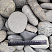 Kamenclub.ru: Галька речная окат (темно-серая) фр. 70-150 мм. купить  в Смоленске галька речная темно-серая, синяя, серая речная галька округлая  8000 руб/т   фото КАМЕНЬ КЛУБ