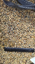 Kamenclub.ru: Галька окат (серо-желтая) фр.5-10 мм. купить  в Смоленске галька речная рыжий, желтый, рыжий, серо-желтый речная окатанная галька декоративная 5000 руб/т   фото КАМЕНЬ КЛУБ