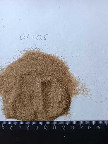 Кварцевый песок для площадок фр. 0,1-0,5 мм.  купить в Смоленске фото Камень Клуб