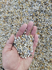 Галька крымская жемчужная фр. 3-5 мм.  купить в Смоленске фото Камень Клуб