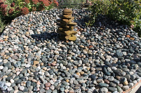 Kamenclub.ru: Галька окат (цветная картошка) фр. 50-100 мм. купить  в Смоленске галька природная окатанная серый белый цветной синий темно-серый коричневый округлый галечник окатанный 6800 руб/т   фото КАМЕНЬ КЛУБ