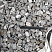 Kamenclub.ru: Щебень галтованный черный (мрамор) фр.40-70 мм.  купить в Смоленске мрамор черный с белыми прожилками, черный, белый щебень галтованный округлый 13500 руб/т   фото КАМЕНЬ КЛУБ